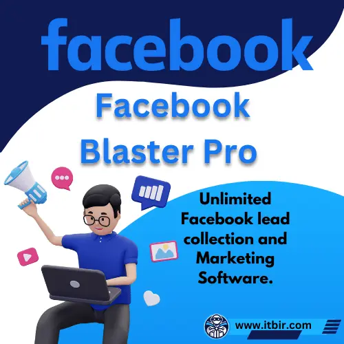 Unlock the power of Facebook Blaster Pro, an all-in-one solution for unlimited Facebook lead collection and marketing automation, available at ITBir, your go-to digital product selling website. Boost your marketing efforts and streamline lead generation effortlessly.