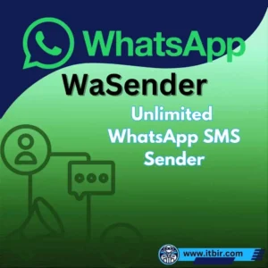 Explore the WaSender – an efficient and unlimited WhatsApp SMS sender tool, available on ITBir, a digital product selling website. Streamline your WhatsApp marketing efforts with this easy-to-use software designed to send bulk messages effortlessly. Visit ITBir today to enhance your communication strategy.